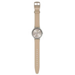 Montre Swatch mixte plastique silicone gris - vue D1