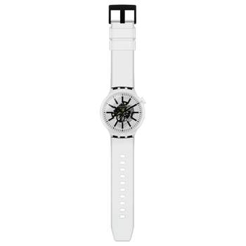 Swatch horloge voor dames en heren, transparant siliconen plastic