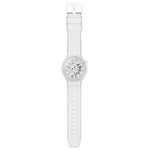 Montre swatch mixte plastique silicone transparent - vue D1