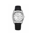Montre citizen femme titane cuir noir - vue 1
