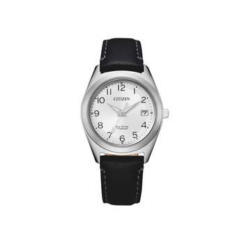 Montre citizen femme titane cuir noir