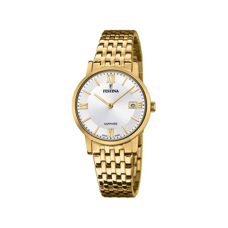 MONTRE FESTINA FEMME ACIER DORÉ - vue 1