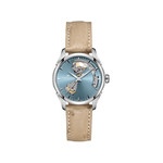 MONTRE HAMILTON FEMME AUTOMATIQUE ACIER CUIR BEIGE - vue 1