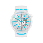Montre Swatch mixte plastique silicone transparent - vue 1