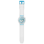 Montre Swatch mixte plastique silicone transparent - vue D1