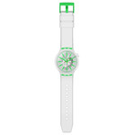 Montre Swatch mixte plastique silicone transparent - vue D1