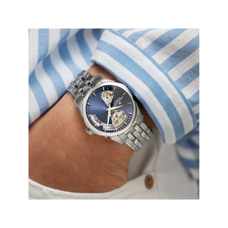 MONTRE HAMILTON FEMME AUTOMATIQUE ACIER - vue porté 1