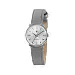 Montre Lip femme acier cuir gris - vue 1