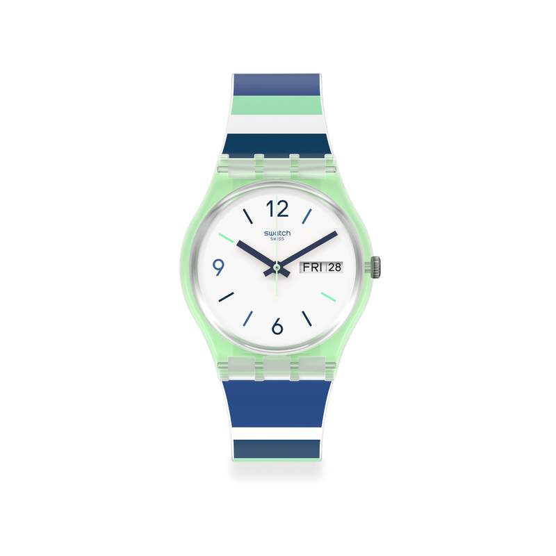 Montre Swatch mixte plastique silicone multicolore - vue 1
