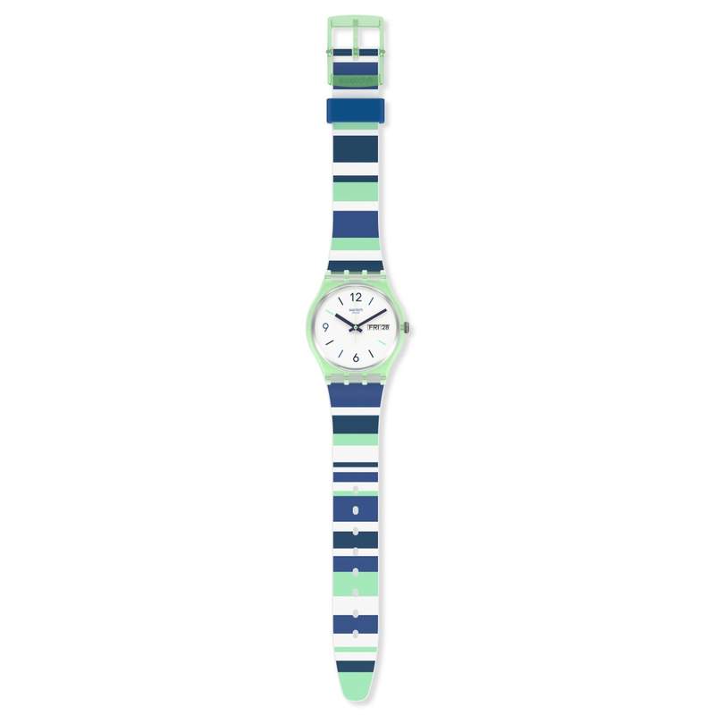 Montre Swatch mixte plastique silicone multicolore - vue D1