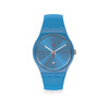 Montre Swatch mixte plastique silicone bleu - vue V1