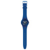Montre Swatch mixte plastique silicone bleu - vue VD1