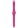 Montre Swatch mixte plastique silicone rose - vue VD1