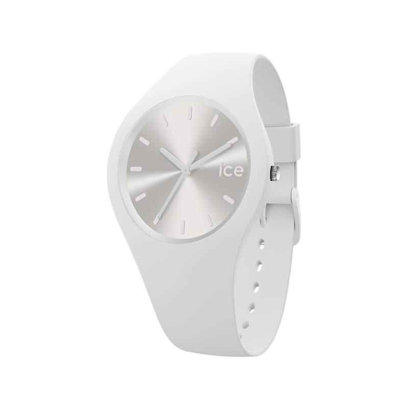 Montre Ice Watch femme medium silicone blanc - vue 1