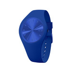 Montre Ice Watch femme medium silicone bleu - vue 1