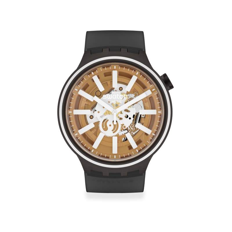 Montre Swatch mixte plastique noir - vue 1