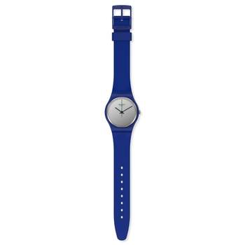 Swatch gemengd plastic horloge blauw