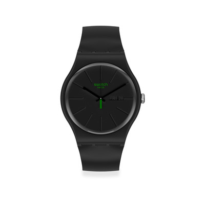 Montre Swatch mixte plastique noir
