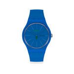 Montre Swatch mixte plastique bleu - vue 1