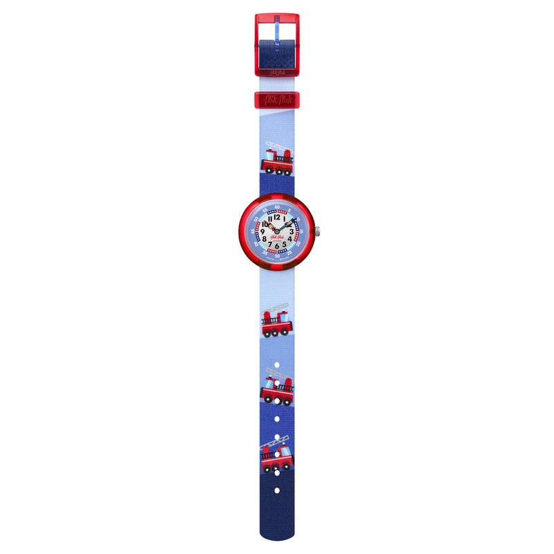 Montre Flik Flak enfant plastique textile bleu - vue D1