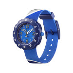 Montre Flik Flak enfant plastique textile bleu - vue 1