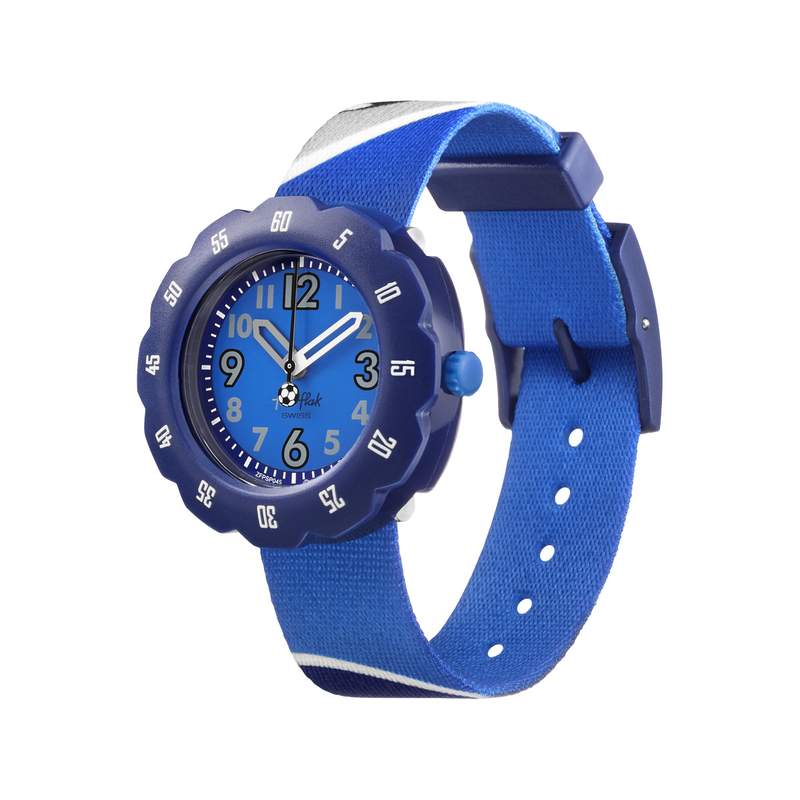 Montre Flik Flak enfant plastique textile bleu - vue 1