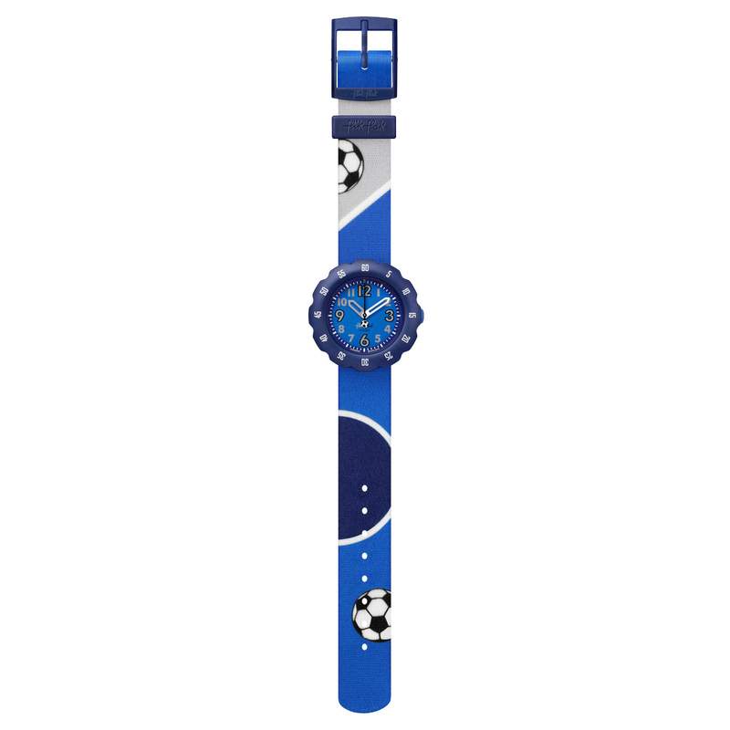 Montre Flik Flak enfant plastique textile bleu - vue D1