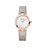 Montre Balmain femme acier doré rose cuir beige - vue 1