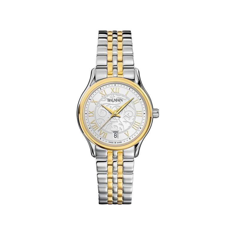 Montre Balmain femme acier bicolore jaune - vue 1