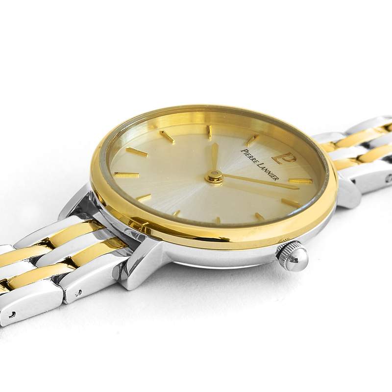 Montre Pierre Lannier femme acier doré - vue D1