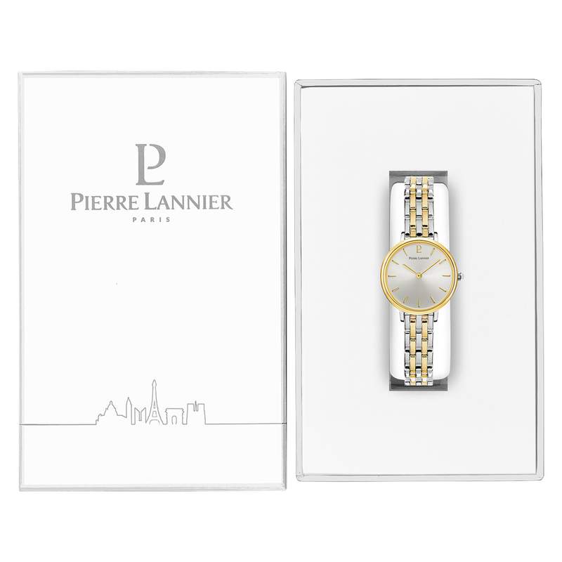 Montre Pierre Lannier femme acier doré - vue D5