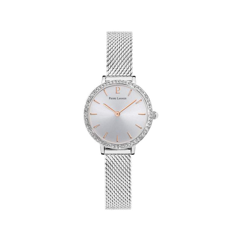 Montre Pierre Lannier femme acier milanais - vue 1