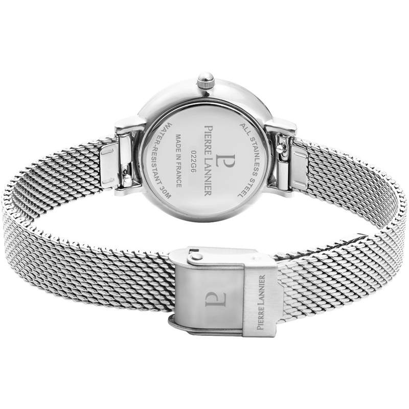 Montre Pierre Lannier femme acier milanais - vue 3