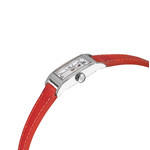 Montre Lip femme acier cuir orange - vue D2