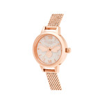 Montre Olivia Burton femme acier doré rose - vue 2
