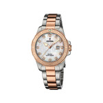 Montre Festina femme acier bicolore rose - vue 1