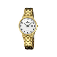 Montre Festina femme acier doré jaune