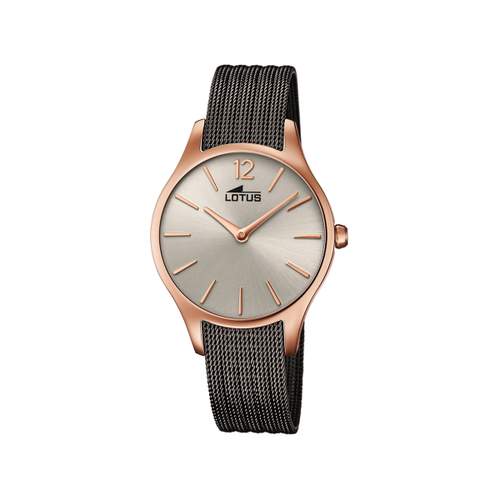 Montre Lotus femme acier marron
