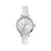 Montre Lacoste femme acier cuir blanc - vue V1