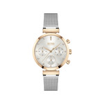 Montre Boss femme acier doré jaune - vue 1