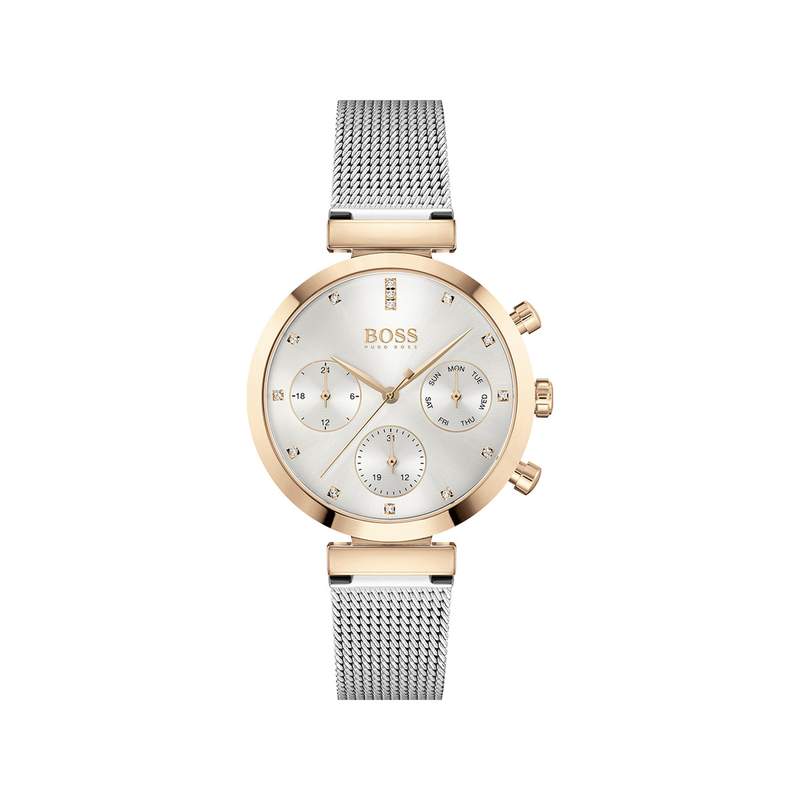 Montre Boss femme acier doré jaune - vue 1