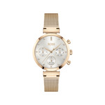 Montre Boss femme acier doré rose - vue 1