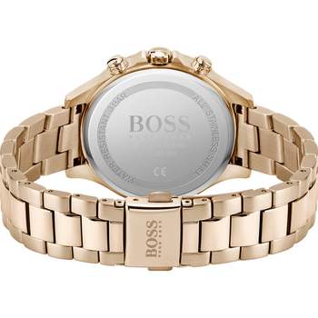 Boss roségoud stalen dameshorloge