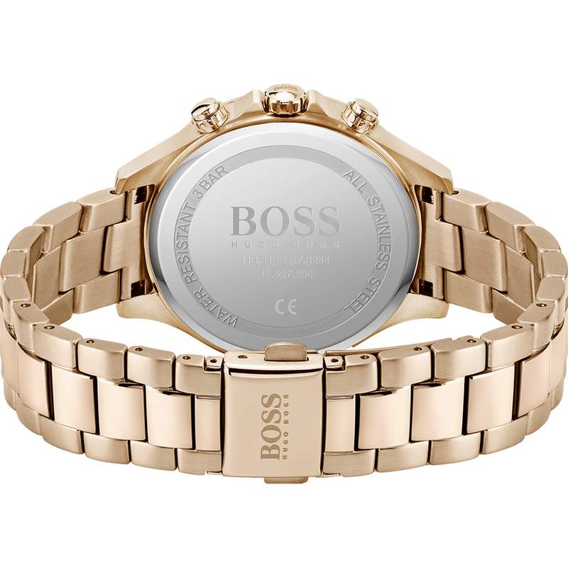 Montre Boss femme acier doré rose - vue 3