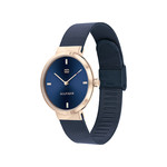 Montre Tommy Hilfiger femme acier bleu - vue 2