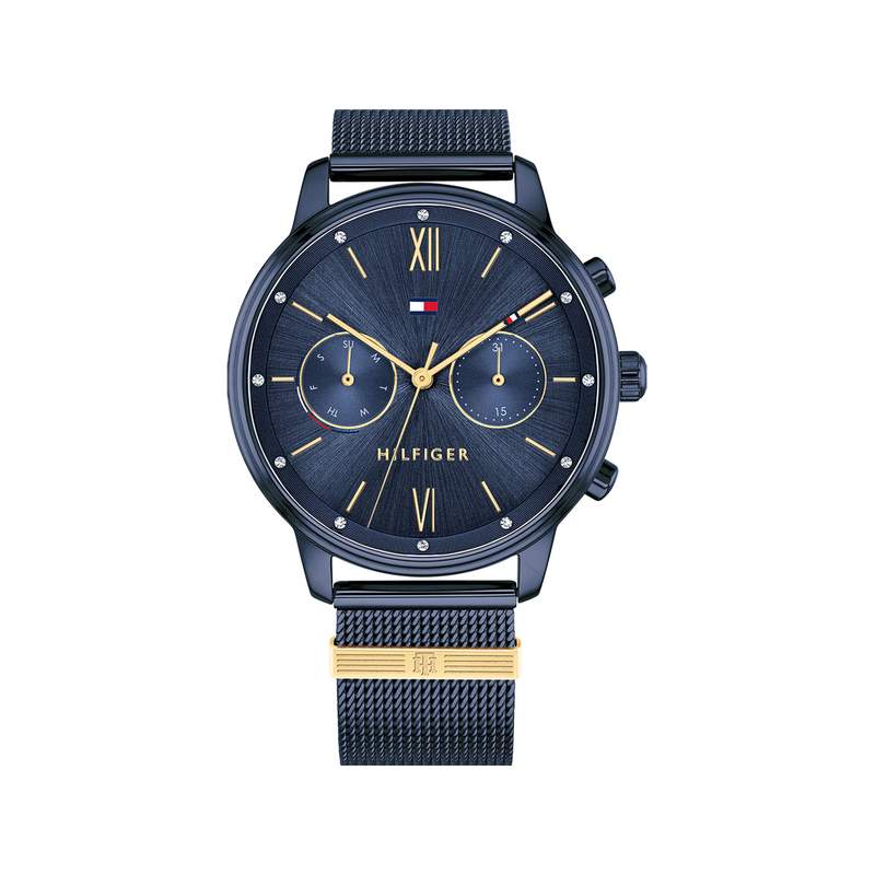 Montre Tommy Hilfiger femme acier bleu - vue 1