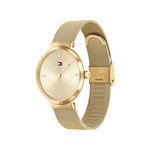 Montre Tommy Hilfiger femme acier doré jaune - vue 2