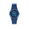 Montre Swatch femme plastique et silicone bleu - vue V1