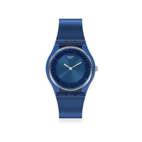Montre Swatch femme plastique et silicone bleu