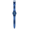 Montre Swatch femme plastique et silicone bleu - vue VD1